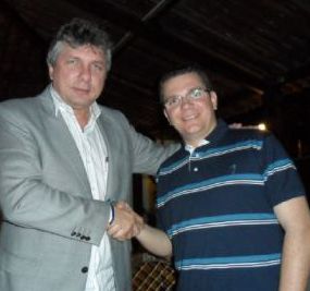Ivan Júnior sela cahimbo da paz com o presidente estadual do PP