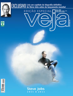 Sensacional a capa da Veja ediÃ§Ã£o especial com Steve Jobs