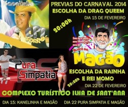 Coordenação da Ilha de SantâAna realiza a partir de hoje prévias carnavalescas