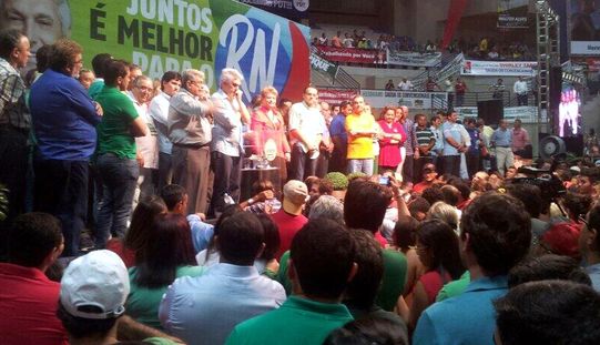 Durante convenção Garibaldi admite deixar ministério da Previdência