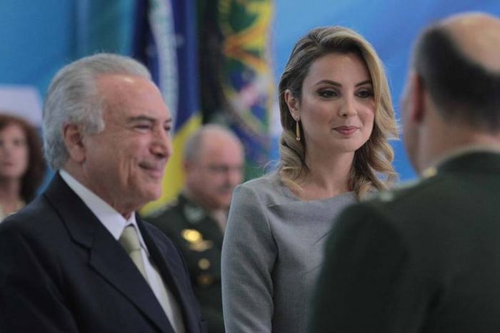 Marcela deixa Temer mais âbonitoâ
