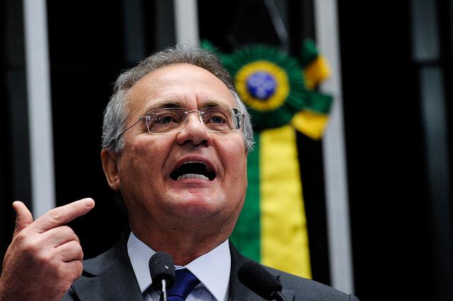 Rede pede afastamento de Renan da presidência do Senado
