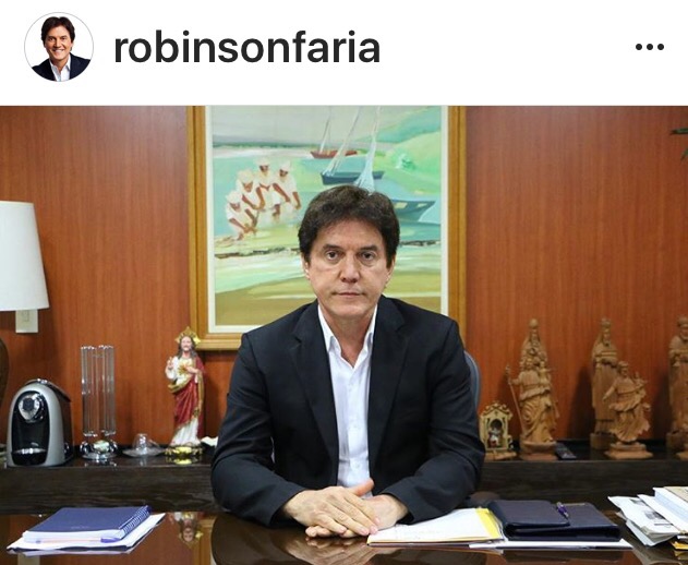 Robinson confirma 13Âº salÃ¡rio