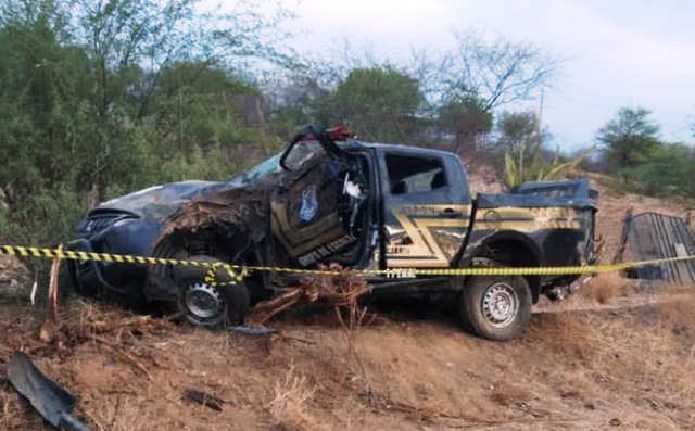 foto acidente Policial penal morre em acidente durante escolta de preso no Seridó