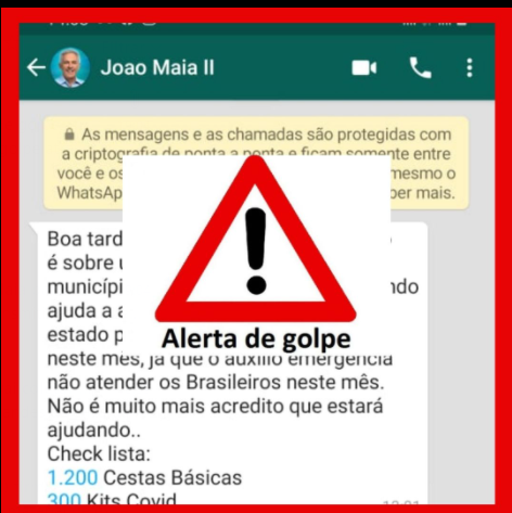 jm golpe João Maia é vítima de golpe através do WhatsApp