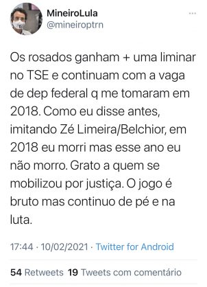 mineiro Mineiro no Twitter: "o choro é livre"... buá!