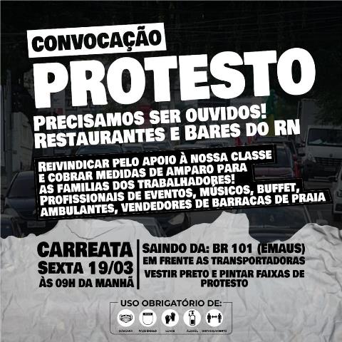 IMG 20210318 WA0003 Representantes de bares e restaurantes do RN vão realizar carreata em protesto contra decreto de Fátima