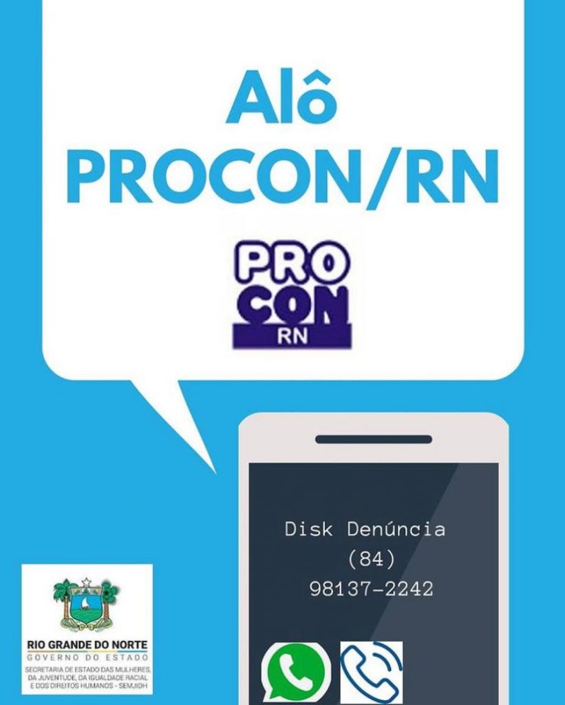 zap procon Vamos usar o Disk Denúncia do Procon (RN) sobre preços abusivos de combustíveis no seu município