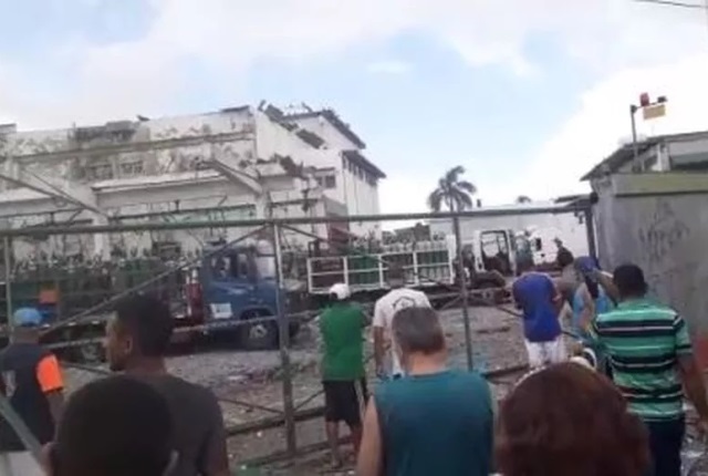 explosao em empresa de Explosão é registrada em empresa de oxigênio em Fortaleza e deixa feridos