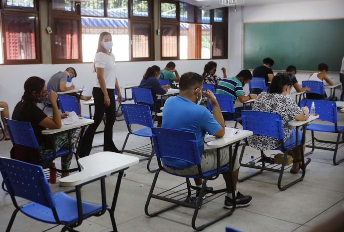 Mais de 20 mil candidatos faltam às provas de concurso da PMJP