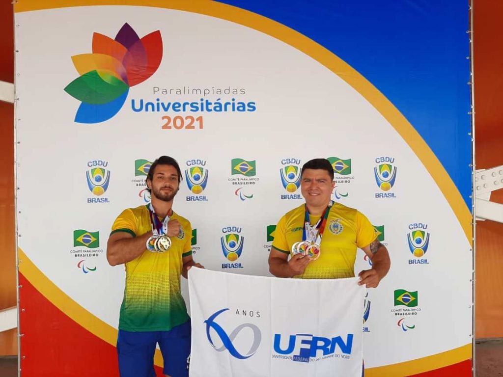Atletas da UFRN trazem seis medalhas das ParalimpÃadas Universitárias