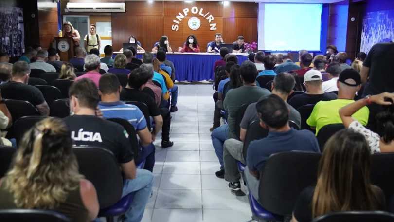 Policiais civis realizam Assembleia Geral e recusam proposta do Governo do RN