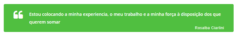 Rosalba Ciarlini admite ser candidata
