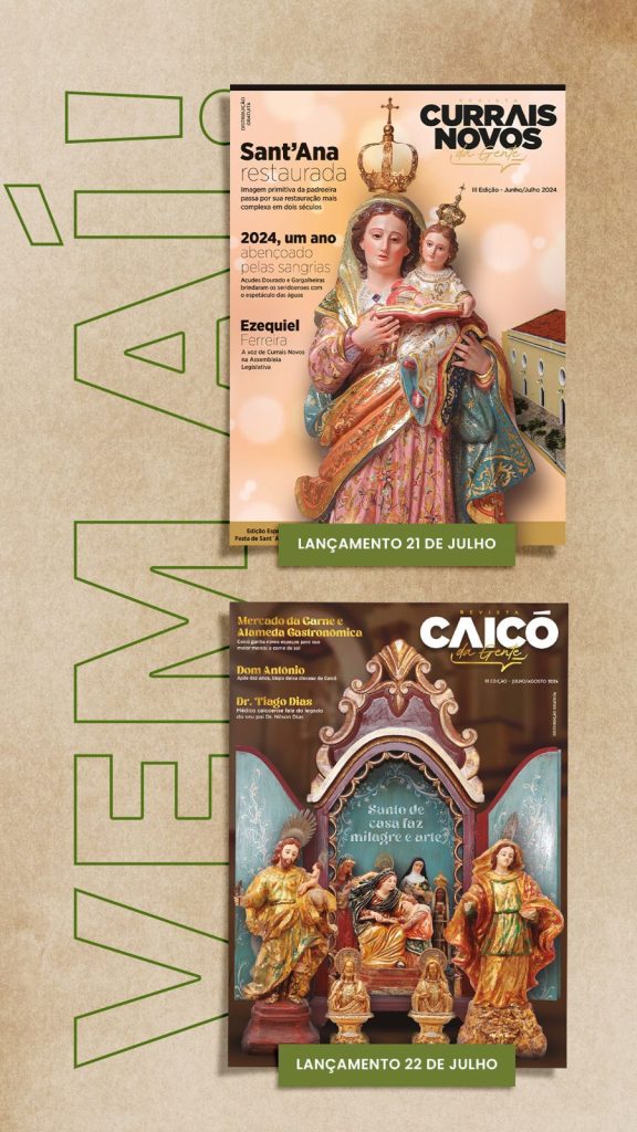 Lançamento das Revistas Caicó e Currais Novos da Gente acontecerão nas Festas de SantâAna