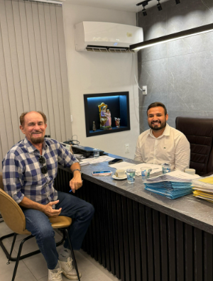 Dr. Tadeu teve reunião com presidente do IGARN Procópio Lucena sobre inauguração da Barragem de Oiticica e evento do Dia Mundial da Ãgua