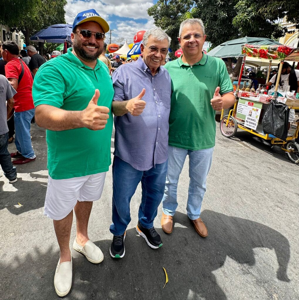 Garibaldi Filho e Sancler participam de Feirinha de SantâAna em Caicó