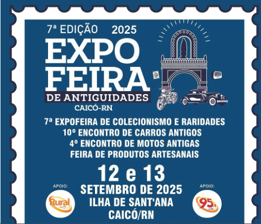 Final de semana tem a Expo Feira de Antiguidades em CaicÃ³