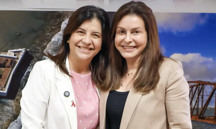Carla recebe Milena e destina emenda de 600 mil para Currais Novos