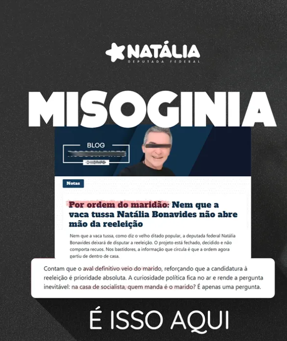 Cala tua boca, NatÃ¡lia Bonavides! E vÃ¡ rezar