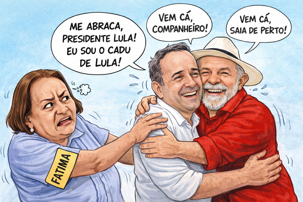 Sai de perto: Cadu tenta se desvincular de Fátima e âgrudarâ em Lula