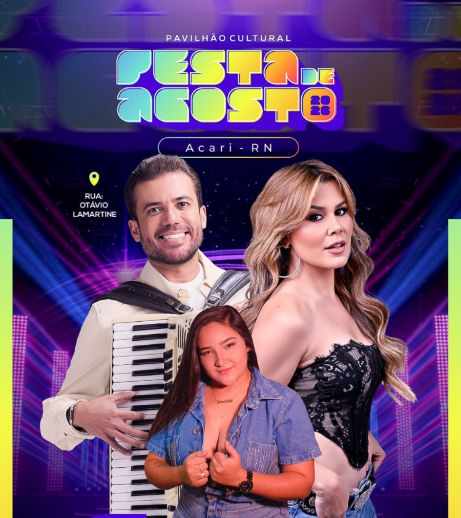 Noite do dia 14 de agosto promete grande pÃºblico e programaÃ§Ã£o atÃ© a madrugada na Festa de Agosto