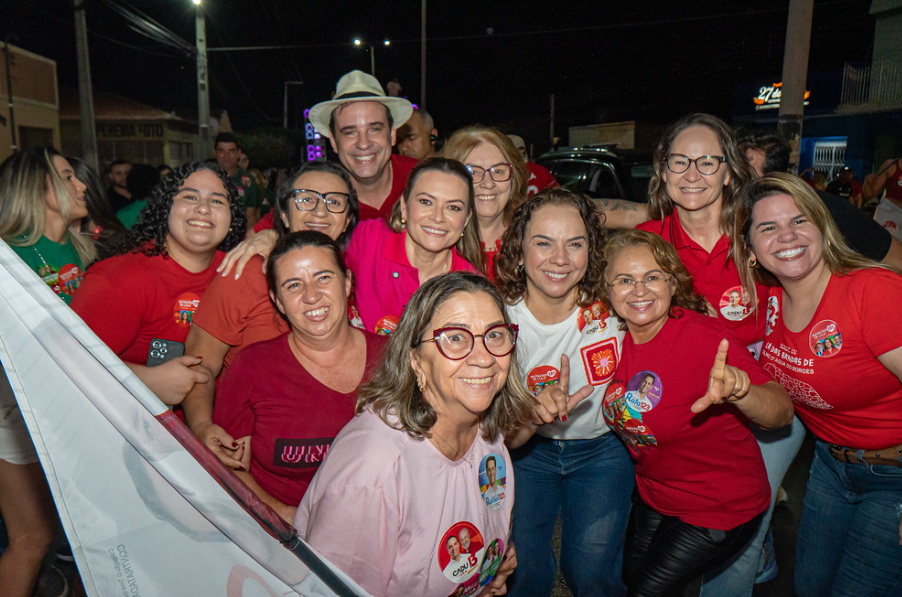 Com prefeitos de Patu e Riacho de Santana, Kaline consolida força no interior