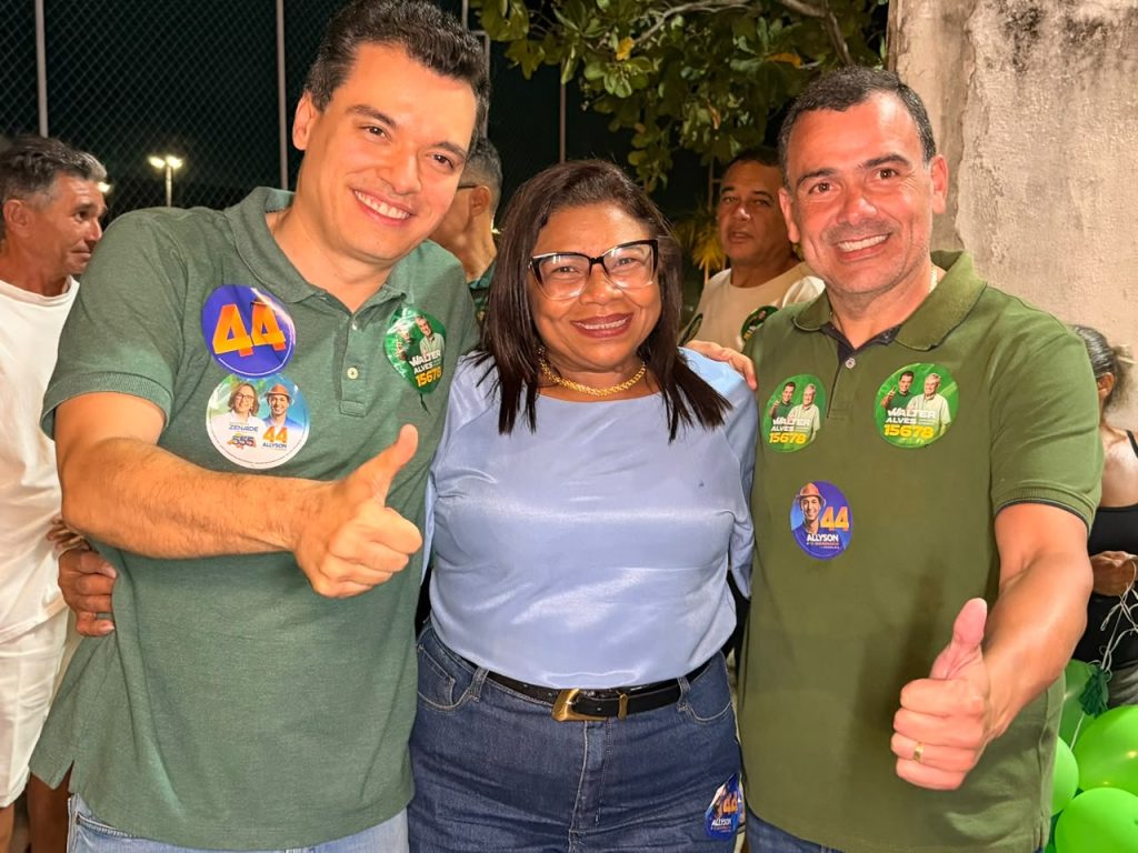 Parnamirim: Walter Alves e Garibaldi reúnem multidão no terceiro maior colégio eleitoral do Rio Grande do Norte