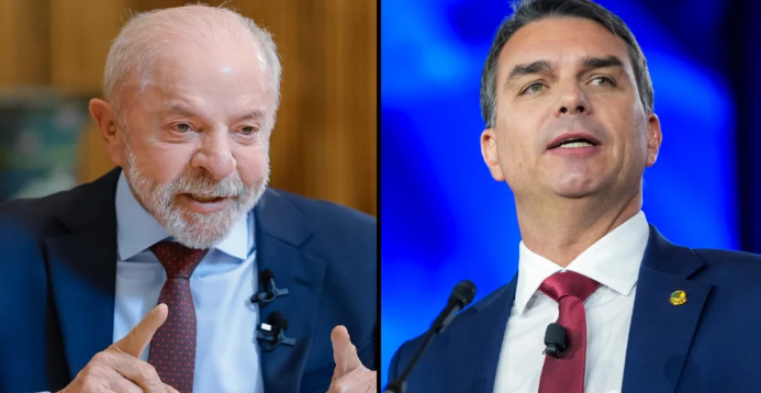 PODERDATA/AYA: Lula tem 43% e Flávio Bolsonaro 42% dos votos válidos no 1° turno