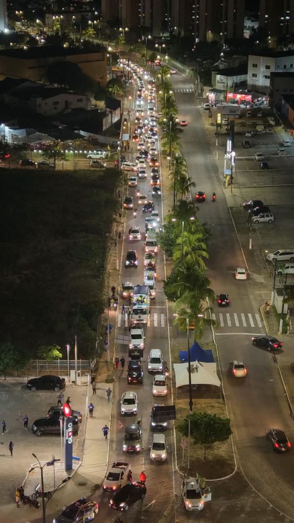 Caravana 22 toma as ruas de Natal e Parnamirim na reta final da campanha de Ãlvaro Dias