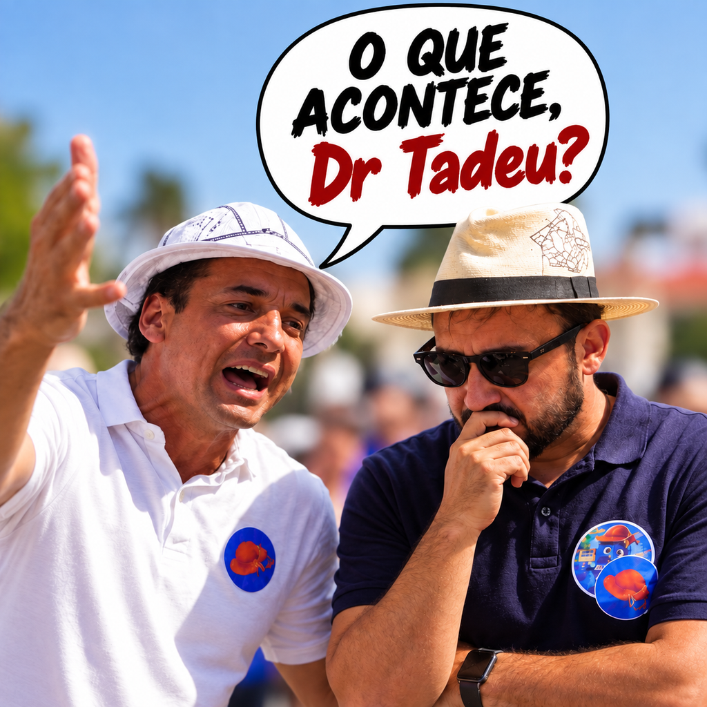 Allyson irritado com resultado de CaicÃ³ reavalia tirar Dr. Tadeu da coordenaÃ§Ã£o da campanha no SeridÃ³