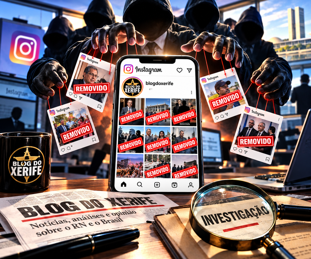 Forças ocultas derrubam posts do Blogue do Xerife no Instagram