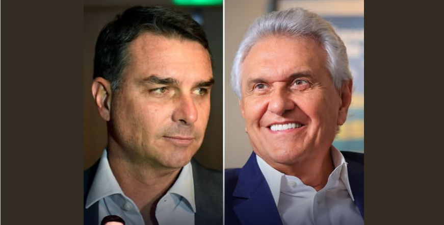 Caiado declara apoio a FlÃ¡vio Bolsonaro