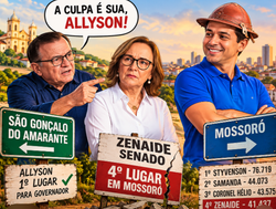 Jaime Calado culpa diretamente Allyson pela derrota de Zenaide Maia para o Senado