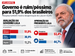 ATLASINTEL: DesaprovaÃ§Ã£o de Lula chega a 53,4% e 51,9% avaliam governo como ruim ou pÃ©ssimo