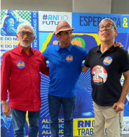 Os petistas Luizinho Cavalcante e Ivan Baron deixam palanque de Cadu e declaram apoio a Allyson Bezerra