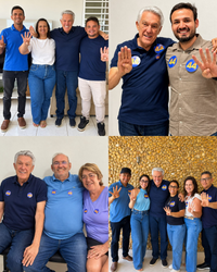 JoÃ£o Maia percorre quatro cidades do SeridÃ³ em mobilizaÃ§Ã£o pela candidatura de Allyson Bezerra