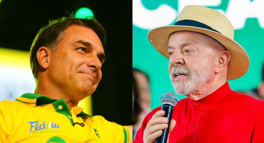 ALFA INTELIGÃNCIA: Flávio tem 52% dos votos válidos contra 48% de Lula no 2º turno