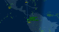 Avião com Flávio deixa Equador e segue para Miami, nos EUA